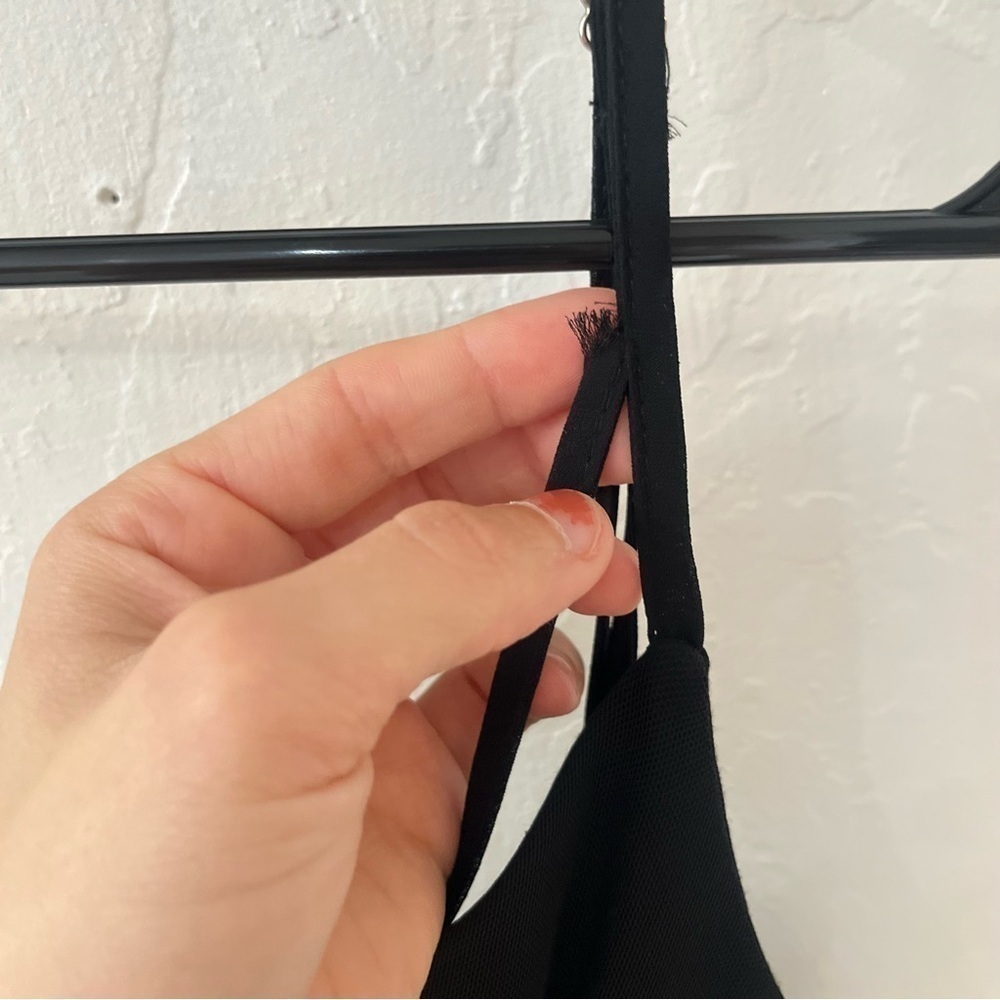 Misspap Black Mini Strappy Cutout Bodycon Dress Size 12 - Picture 9 of 12
